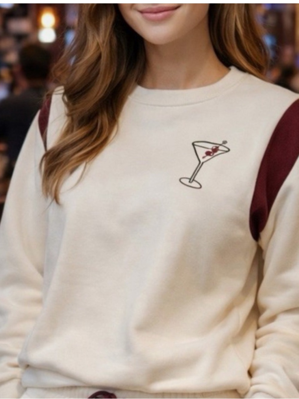 Wildfox Tinis for the Table Crewneck